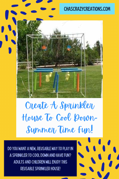 Create A Sprinkler for Kids House To Cool Down-Summer Time Fun!