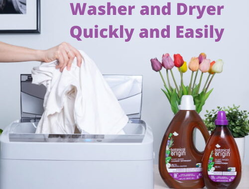 How To Deep Clean A Washer and Dryer Quickly and Easily