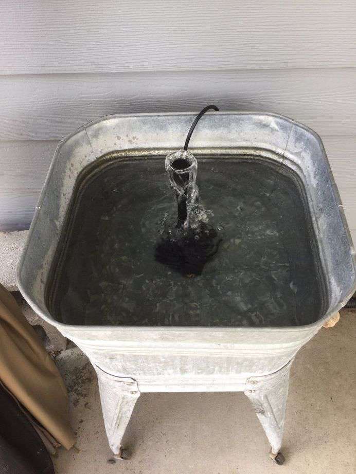 Easy and Inexpensive DIY Water Fountain/Feature