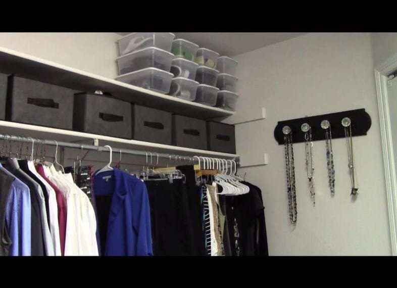 Closet organization hacks