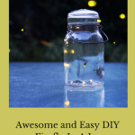 Are you looking for a firefly jar? With just a few supplies you can either catch fireflies or build this cute DIY to have year-round.