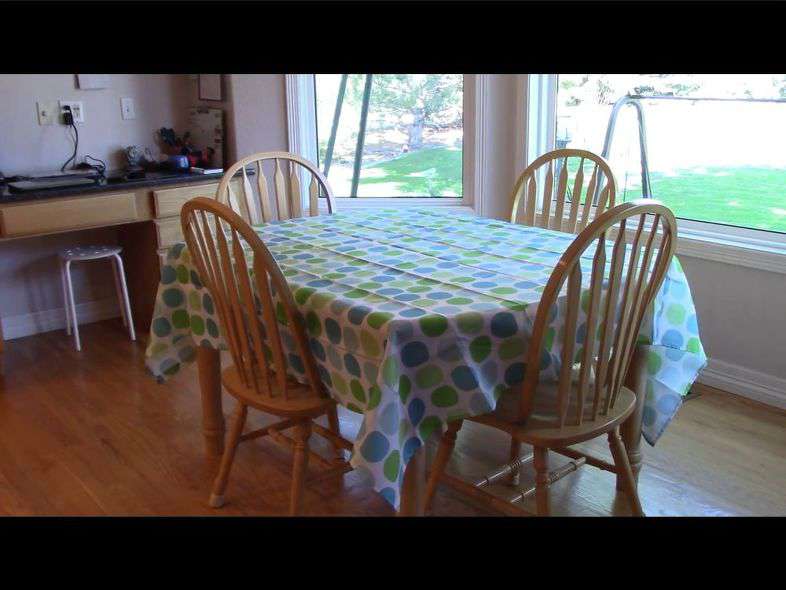 Use it as a table cloth, paint drop cloth, or splat mat under a high chair.