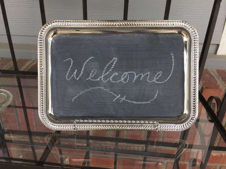 Chalkboard Message Board Chas' Crazy Creations