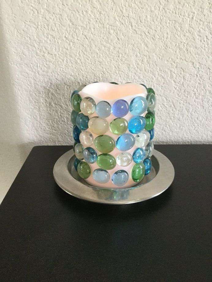 Dollar Store Glowing Candle