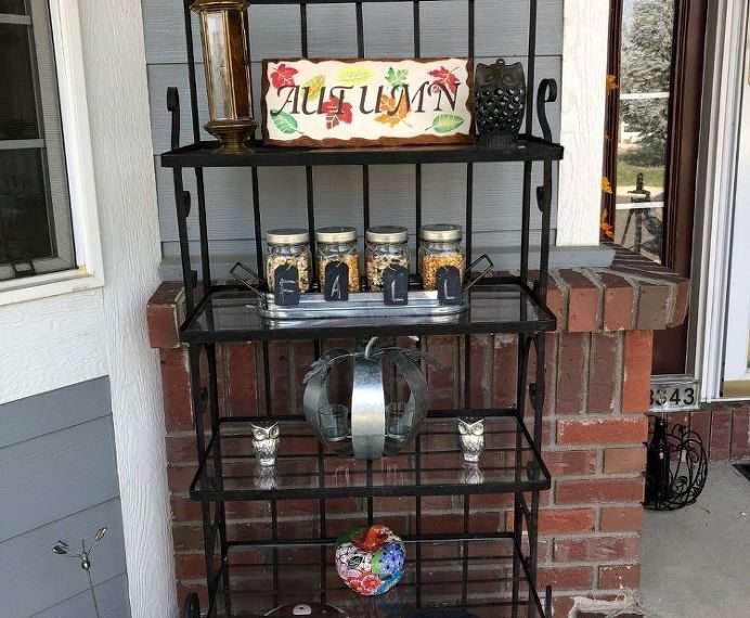 Place your jars on display. I'm placing mine on my front porch as we transition into fall.