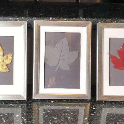 There are so many different ways you can do this project, mix and match, add more, bigger frames, etc. Such a fun way to celebrate fall.