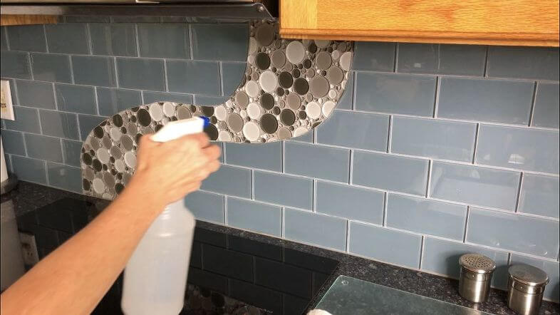 Use the multipurpose cleaner to clean your counters (not safe on granite or marble counters), & tile and grout backsplashes, showers, bathtubs, & sinks.