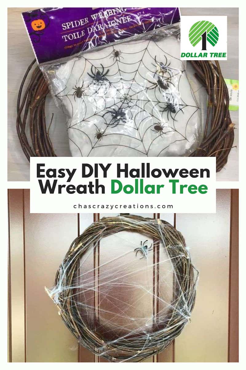 Are you looking for a Halloween wreath? Look no further as I share a super easy Dollar Tree DIY Halloween wreath!