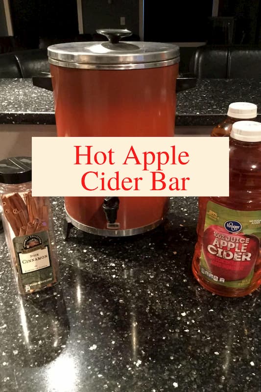 Do you want to know how to make easy hot apple cider?  Every year I make a hot apple cider bar for Halloween.  We love this simple recipe so much we make it all fall and winter.