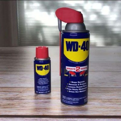 WD-40 removes, protects, & loosens so many things. It contains silicone which is one of the things that makes this so special. The one thing to note is that it is flammable.