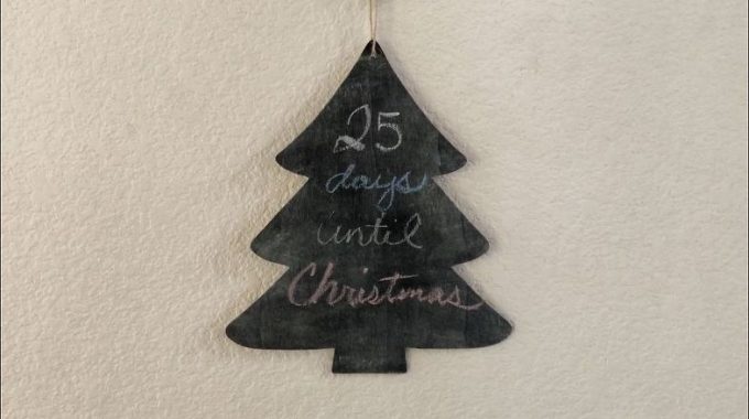 Chalkboard Tree and Message Board