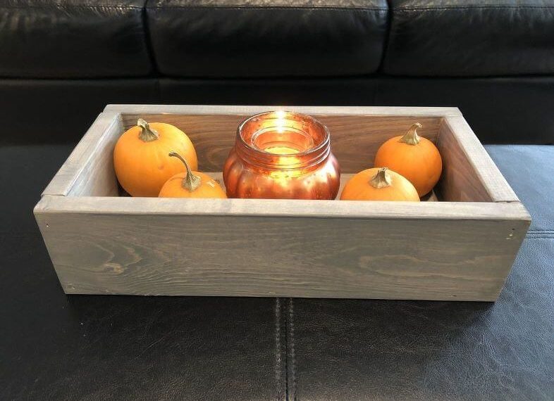 You can use this box as a centerpiece that can be changed up seasonally.