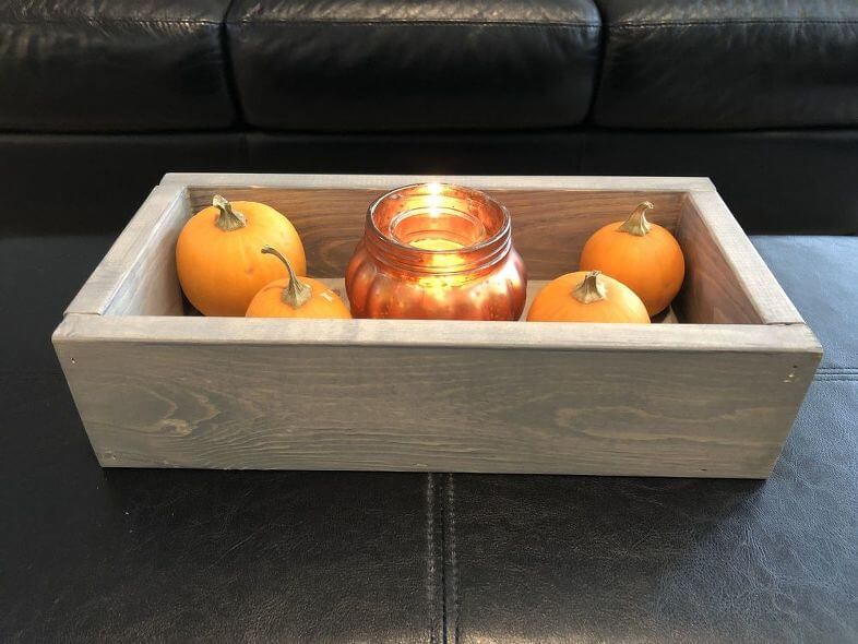 You can use this box as a centerpiece that can be changed up seasonally.
