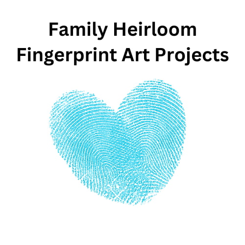 Do you want to make fingerprint art?  This is a great way to capture a piece of a moment with family and friends forever.  