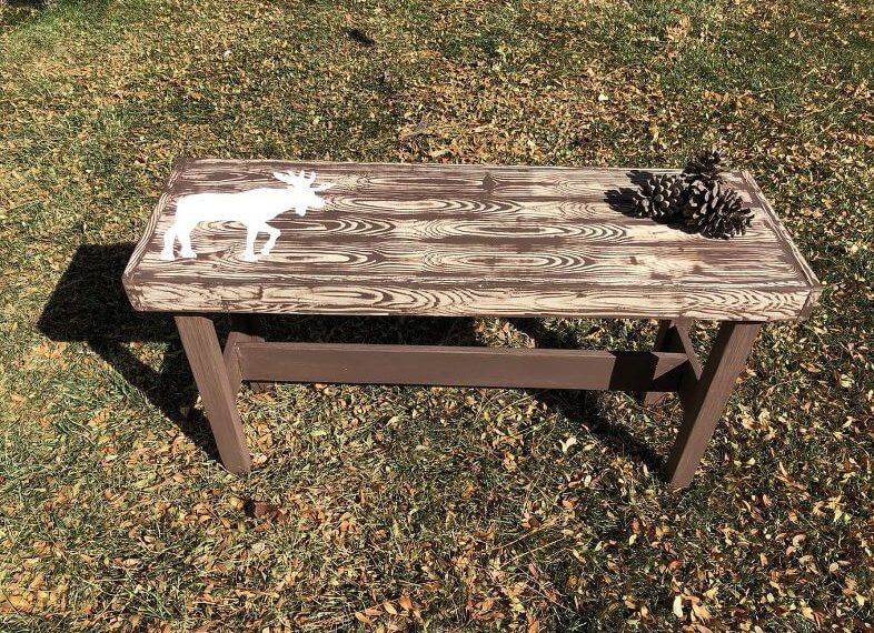 Here is the completed bench. I'm so happy with the way it turned out.