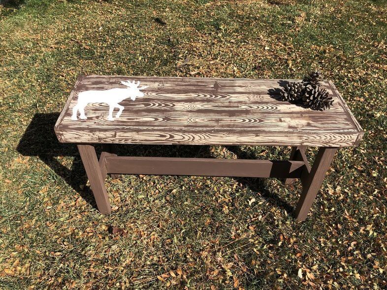 Easy and Awesome How To Paint A Bench with Video
