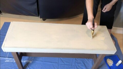 Easy and Awesome How To Paint A Bench with Video - Chas' Crazy Creations