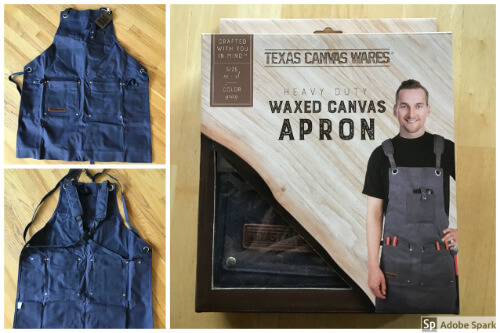 I have to send a huge thanks to Texas Canvas Wares for this amazing Apron!