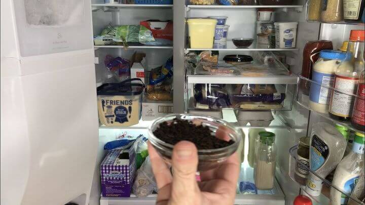 Place coffee grounds in a container and put them in your refrigerator and freezer to deodorize them.