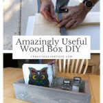 How do you make a homemade wooden box? Here's a wood box DIY that you can use in so many ways in your home.