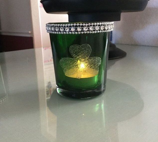 Did you know you can engrave glass? Using a Dremmel Engraver, you can create engraved glass gifts for any occasion.
