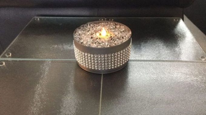 Upcycled Tuna Can Candle Holder