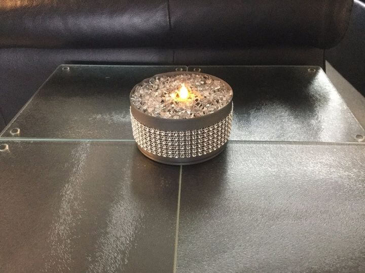 Upcycled Tuna Can Candle Holder