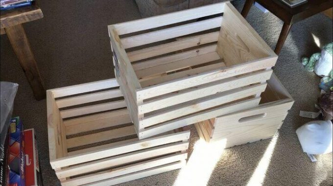 I found these crates at Walmart and they were exactly the dimensions I needed! They were also super affordable ... added bonus! It would also keep the natural wood look as we have a lot of natural wood as part of the walls and decor.