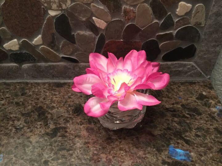 Place the flower somewhere in your house to enjoy.  Looks good day and night.