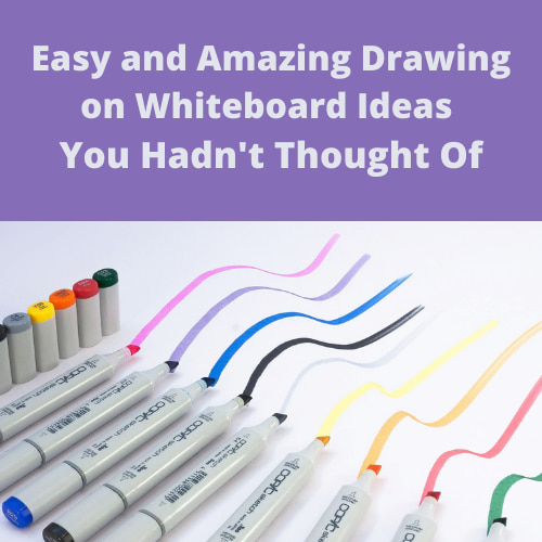 Do you want to draw on whiteboard ideas? With a few basic supplies, you can make an easy seasonal or holiday sign!