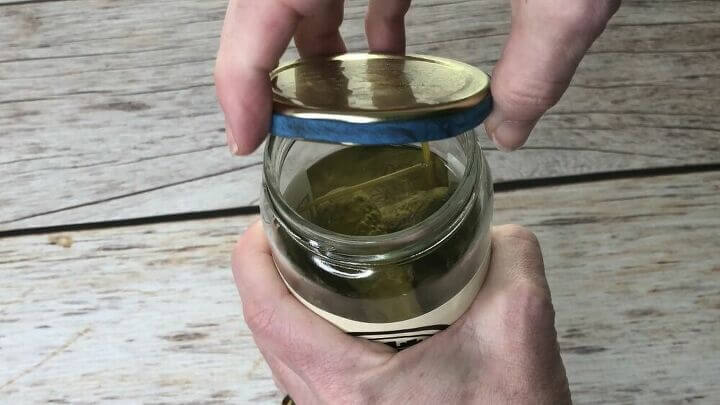Put a wider rubber band around the lid of a jar, and it will help you open those tough jars.