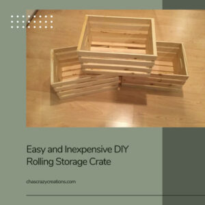 Easy DIY Dollar Tree Plastic Crate Shelves with Video - Chas' Crazy ...