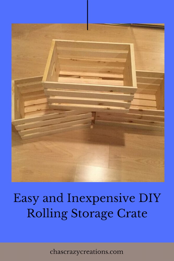 Are you wanting a rolling crate storage? We have limited storage in our place and I needed to find a way to store our blankets. I found just how to do it using wooden crates!