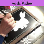 Do you want to know how to paint a bunny? After creating my White Board and Stencil Seasonal Sign, I had saved the bunny cutout and created this easy spring bunny silhouette picture.