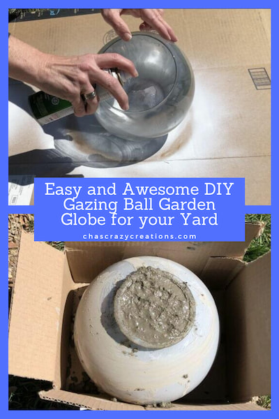 Do you want a gazing ball? Garden Decor can be expensive, and here are 7 I have made for just a couple of dollars.