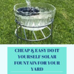 Cheap and easy do it yourself solar fountain for your yard