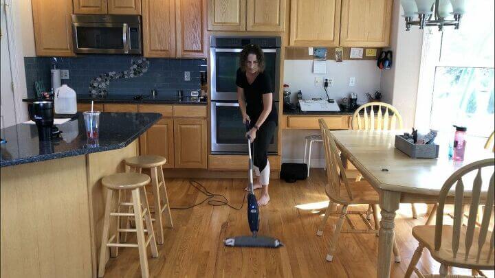 I use a steamer mop on both my tile and wood floors.