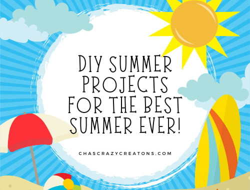 Are you looking for some summer projects? Here are some super easy and fun DIYs the whole family will love.