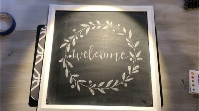 The great thing about this project is how versatile it is. Think about all of the possibilities with the holidays, season, and stencils this simple idea could create.