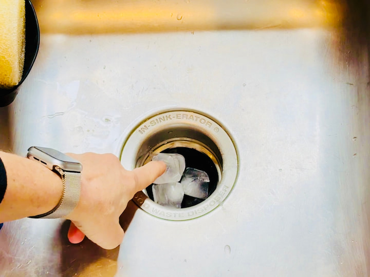  you can freeze your vinegar put it in the garbage disposal 