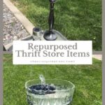 Do you want to repurpose things from thrift stores? Or maybe you wonder how to repurpose and upcycle things in your home? I went to a thrifts store and repurposed thrift store items for my yard.