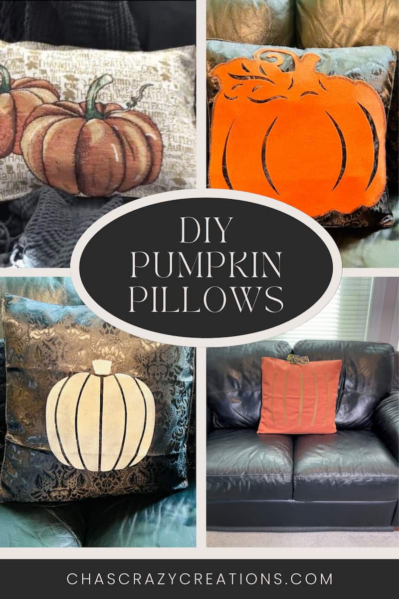 Creating a charming DIY pumpkin pillow (or 2, or 3....) that will spruce up your living space with a touch of autumn magic.