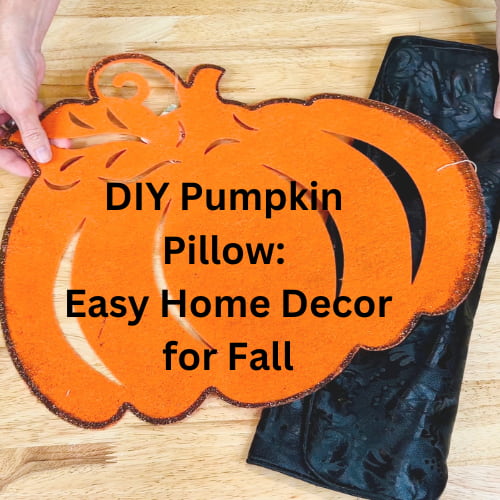 DIY Pumpkin Pillow: Easy Home Decor for Fall