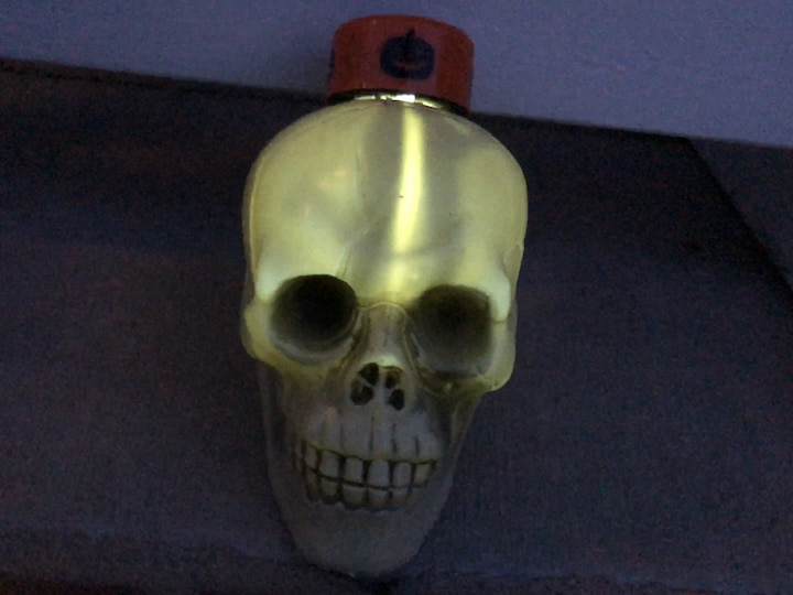 Watch your skull glow at night, and these make a great walkway decoration.