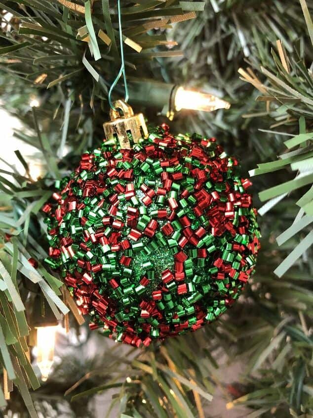 Upcycle Dollar Store Ornaments by Chas' Crazy Creations