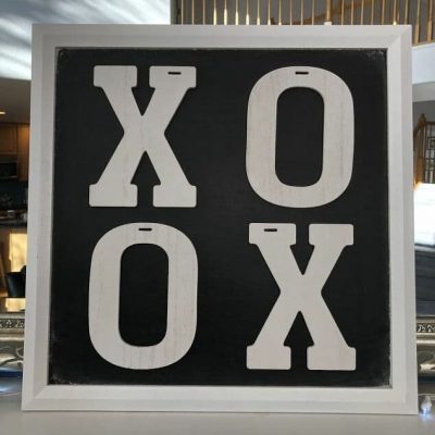 Place your new sign on display - and this could easily be left up all year.