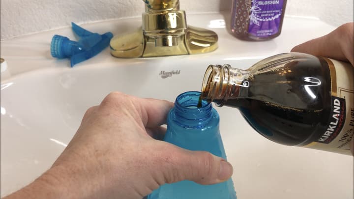 Room Freshening Spray - Fill a spray bottle with water and add a little baking vanilla or scent of your choice (you could use essential oil as well).
