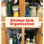 What should I put under my kitchen sink? The area under my kitchen sink had become a collection of "stuff" and a big fat mess. I'm sharing my under the kitchen sink organization.