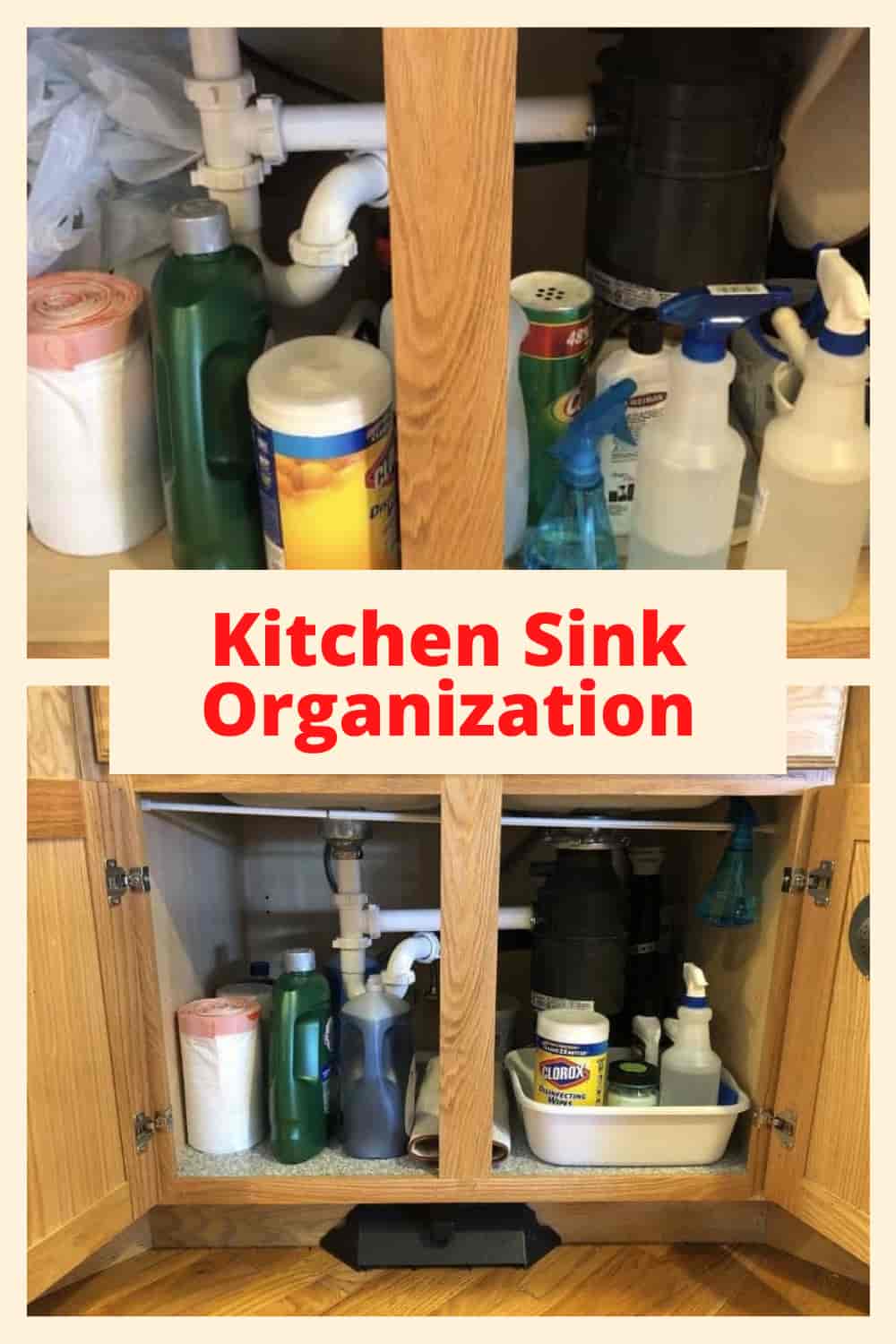 Under Kitchen Sink Organization Ideas: Easy and Beautiful DIYs