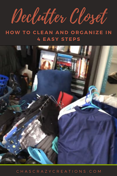 My daughter's closet was a disaster! We worked together to clean, organize, and declutter it and she loves how it turned out. 